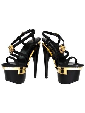 Versace Platform Swarovski Crystal Heels
